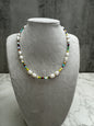 Colorful pearls necklace