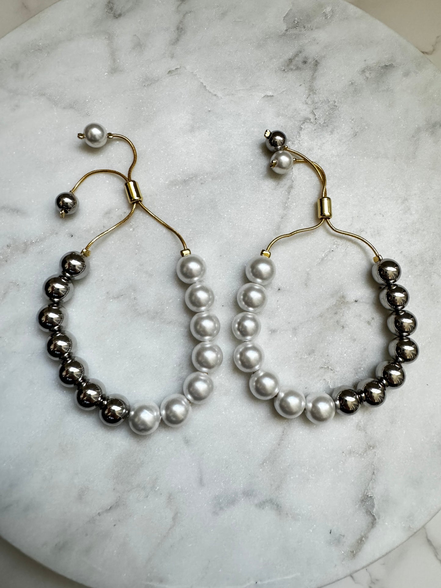 Pearls and silver